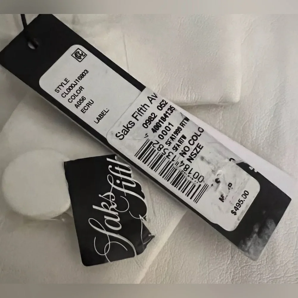 Alice and Olivia Faux Kyrie Tuxedo White Romper Jacket $495 New - Picture 4 of 11